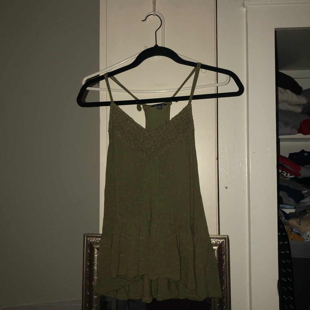 aeropostale green tank top